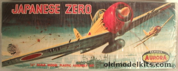 Aurora 1/48 Japanese Zero, 88-79 plastic model kit